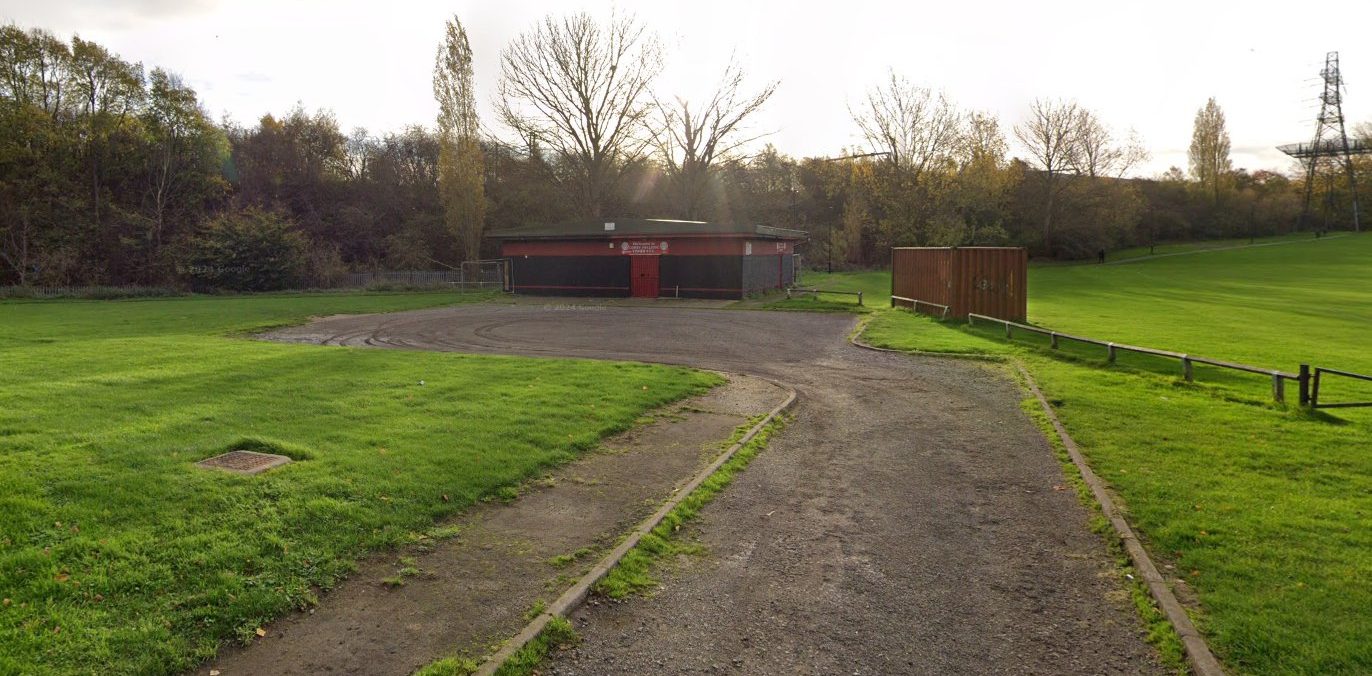 google streetview of clubhouse Five people treated by medics after 'yobs on mopeds threw acid' as children played football